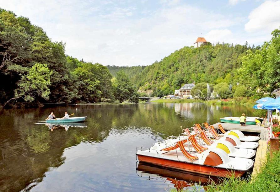 Hotel Am Schlossberg Цигенрюк Экстерьер фото